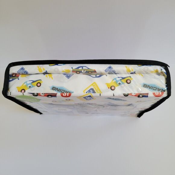 Racing Race Car Speed Sports Indy Nascar Theme 3 pc Twin Sheet Set Kids Checker - Picture 6 of 10